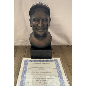 RARE Lou Gehrig Bust Statue by Peter Rubino + Rudolf  ltd. ed /2000 w/ COA 12"